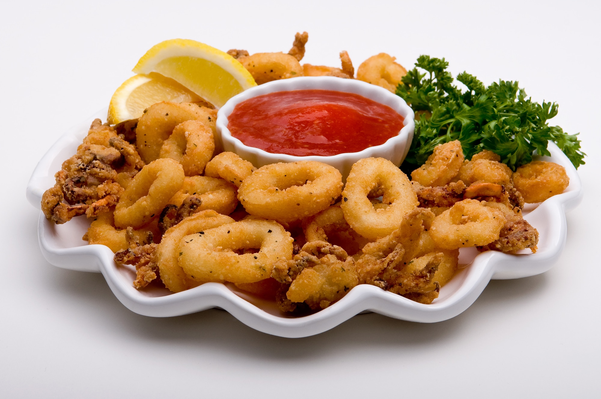 Parmesan And Herbs Ring And Tentacle Calamari Recipe King And