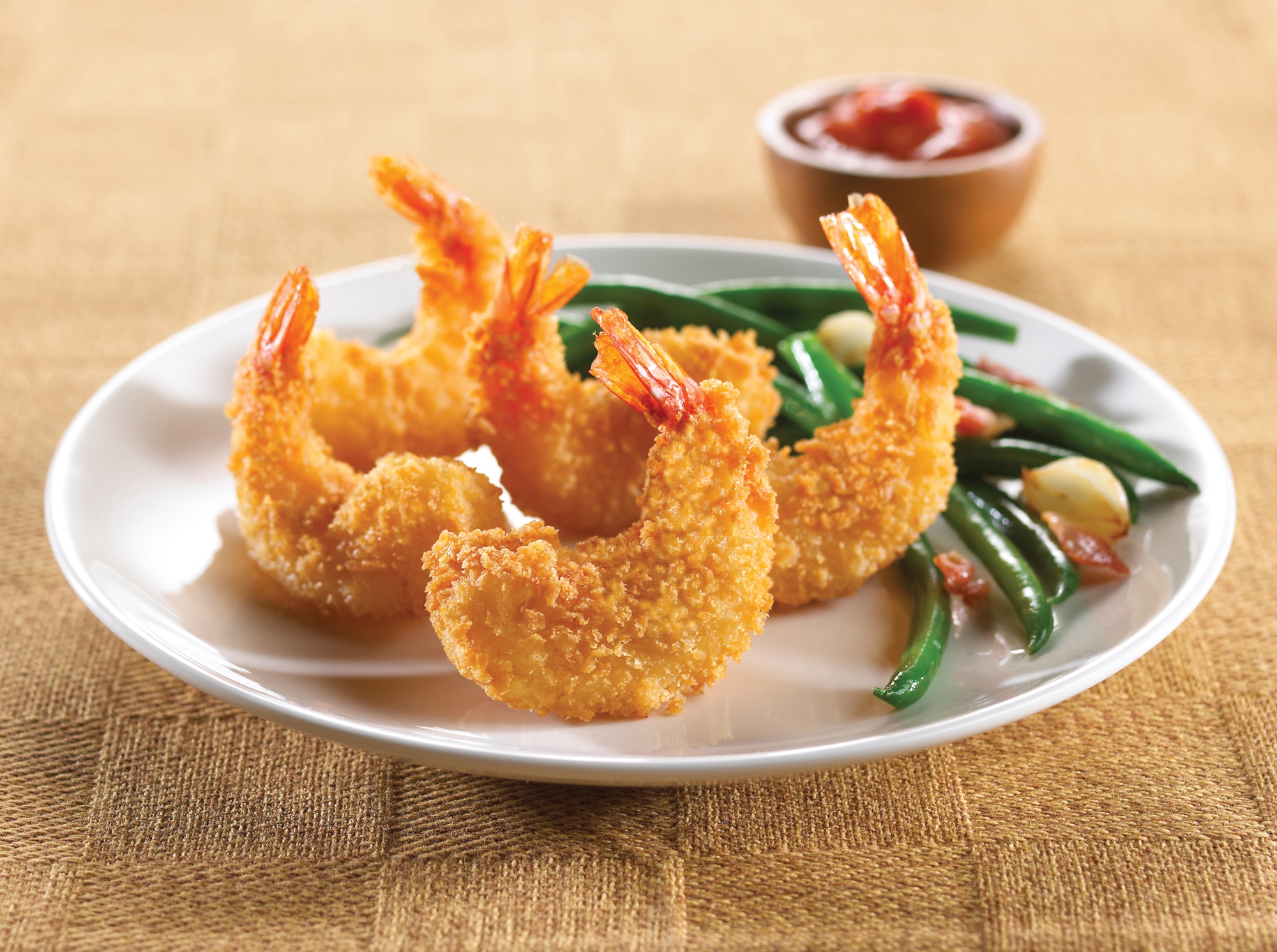 Homestyle Breaded Deep Cut Shrimp 16/20 ct. King and Prince Seafood