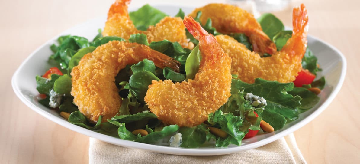 Mrs. Friday’s® Gulf Mex Panko Round Breaded Shrimp