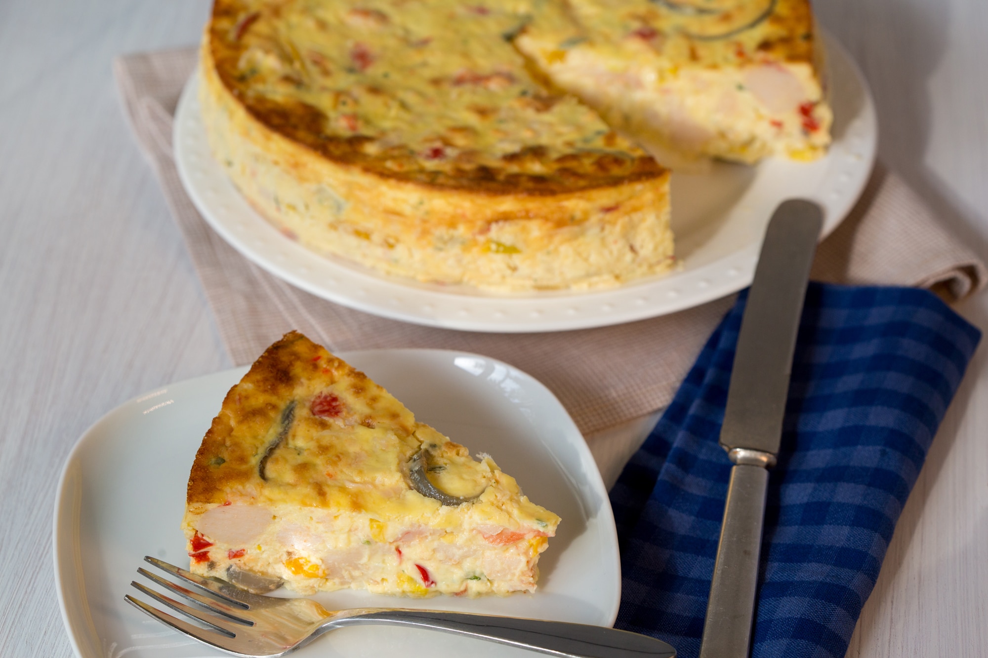 Lobster and Seafood Frittata - Recipe | King and Prince Seafood