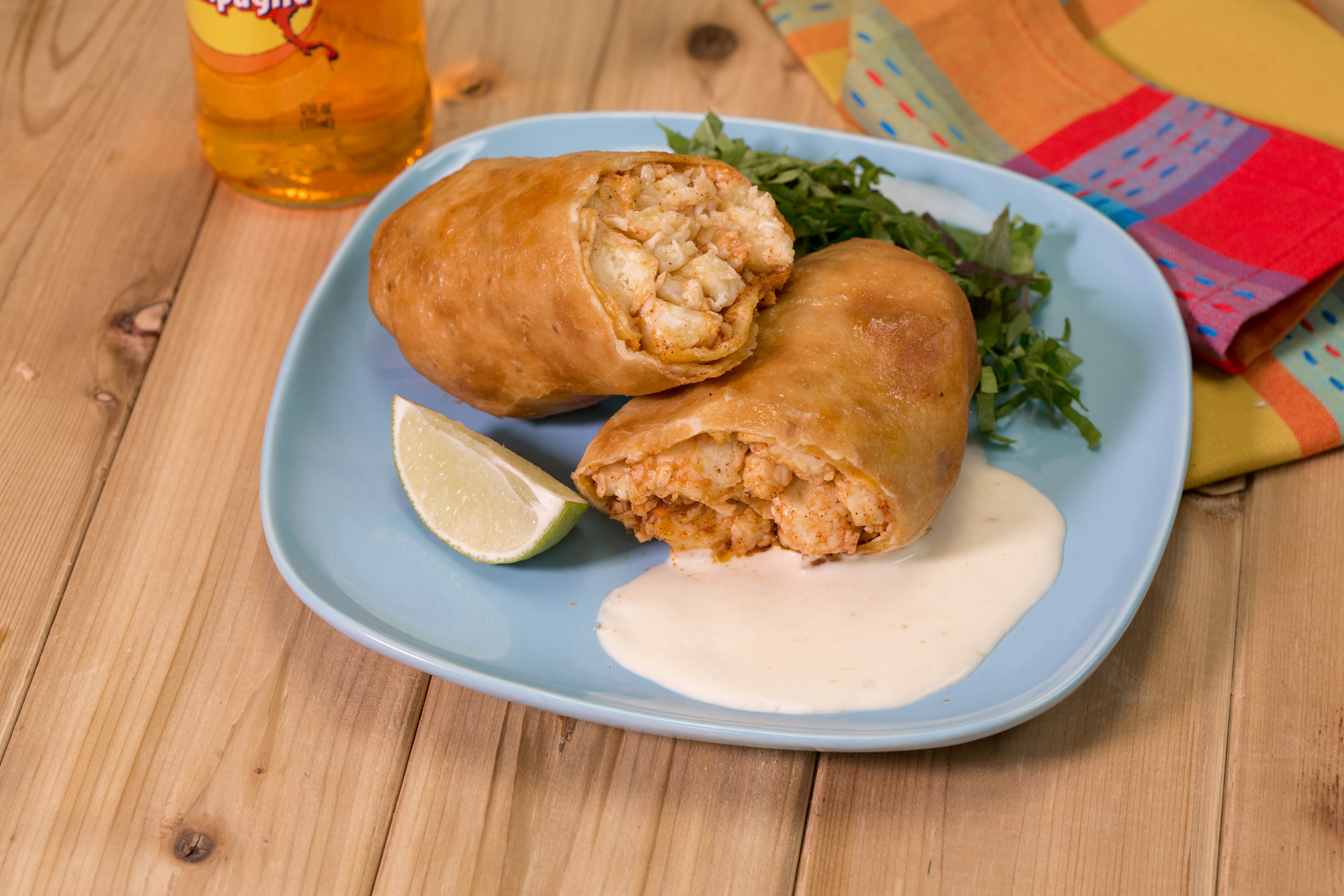Crab and Seafood Chimichanga - Recipe | King and Prince Seafood