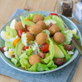 Seafood Hushpuppy Cobb Salad