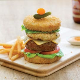 Land & Sea Prime Rib Burger