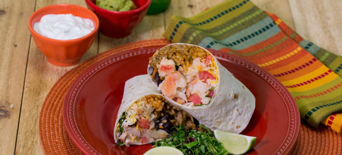 Lobster & Seafood Burrito