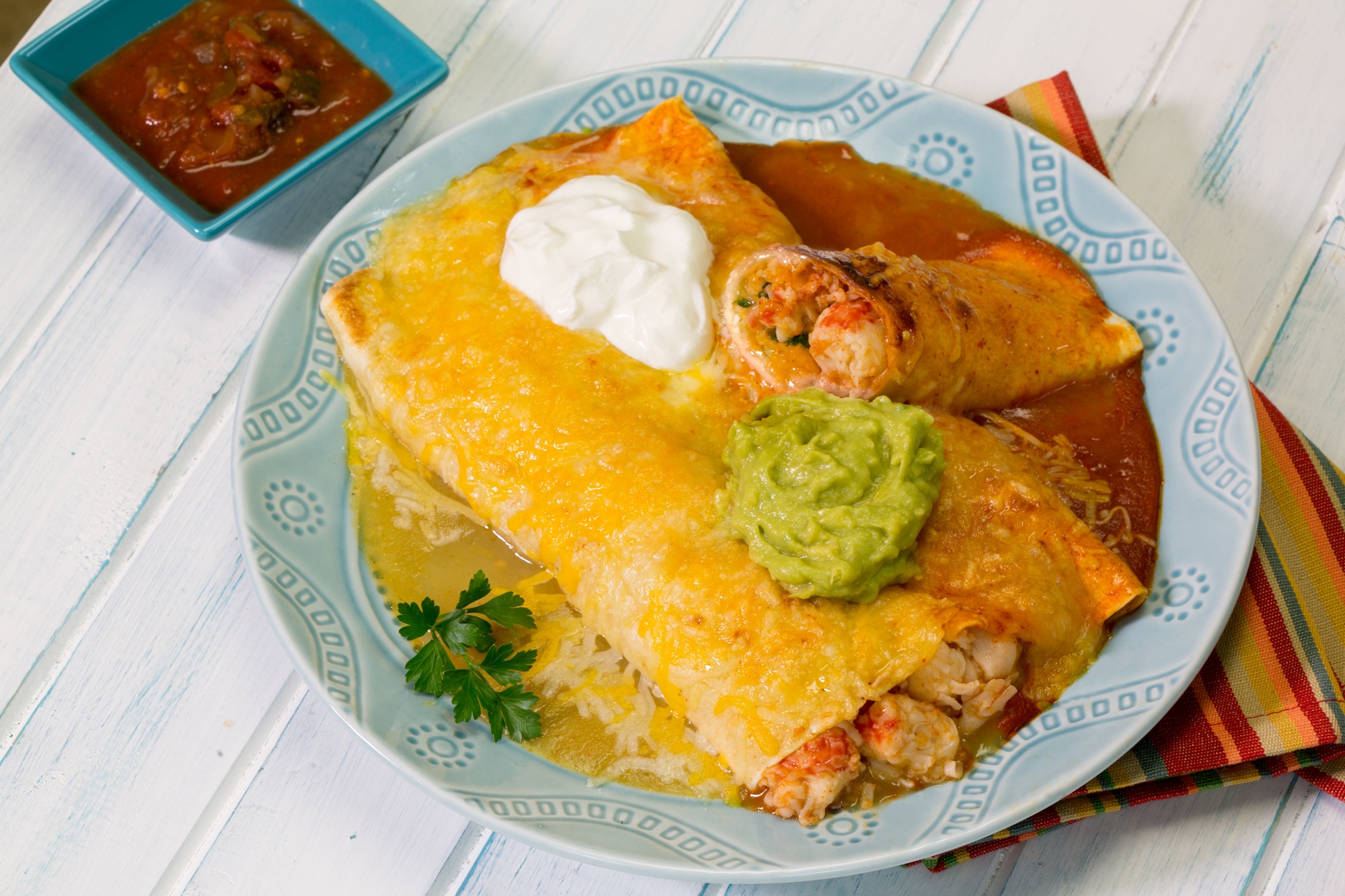 Lobster And Seafood Enchilada Recipe King And Prince Seafood