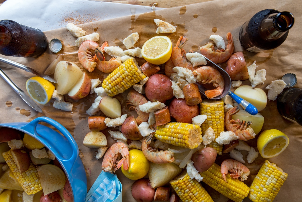 Low Country Crab & Seafood Boil - Recipe | King and Prince Seafood