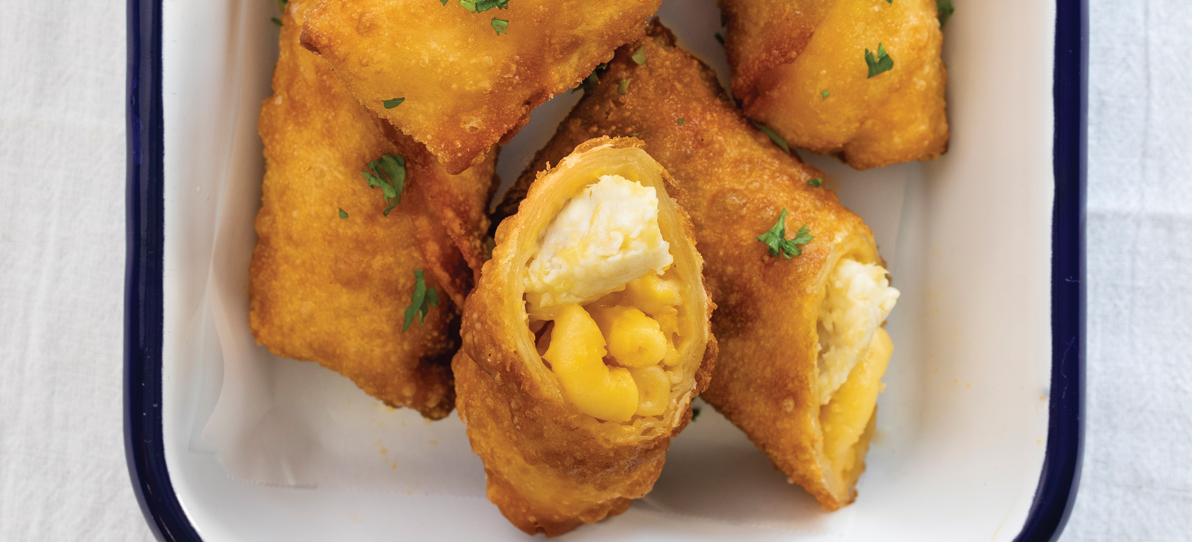 SEAFOOD EGG ROLLS recipe with crab & shrimp 