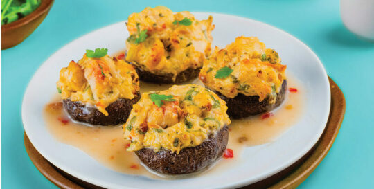 Baked Asian Lobster Salad Sensations® Stuffed Mushrooms