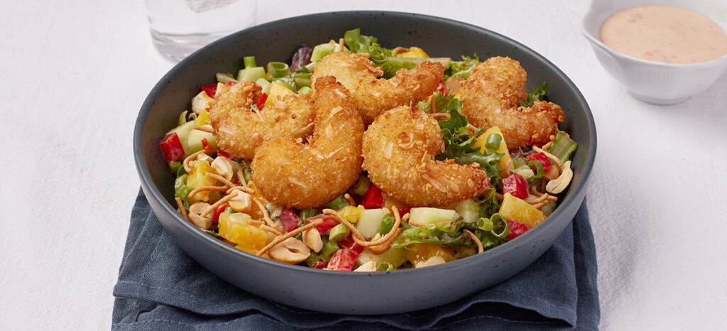 Thai Coconut Shrimp Salad Recipe King And Prince Seafood