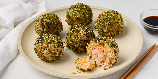 Seafood Kimchi Rice Balls