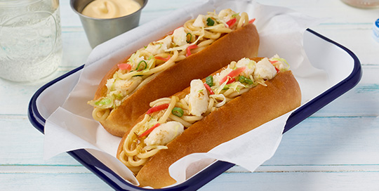 Jumbo Crab Yakisoba Pan